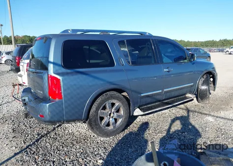 2010 Nissan Armada Platinum из США, поврежденный, VIN 5N1BA0NF2AN610369